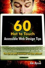 Accessible web design tips book cover. Photo: Accessible web design tips book cover.